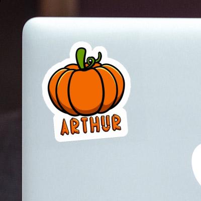 Pumpkin Sticker Arthur Laptop Image