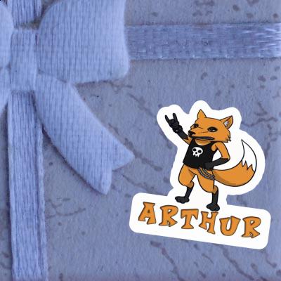 Rocker Fox Sticker Arthur Image