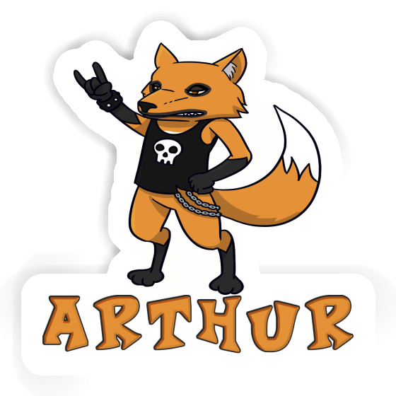 Rocker Fox Sticker Arthur Gift package Image