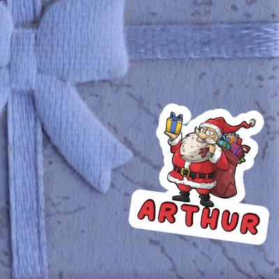 Arthur Sticker Santa Image