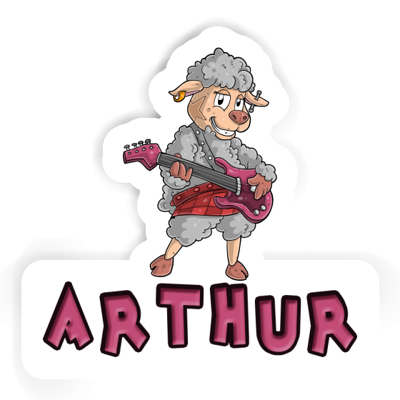 Sticker Arthur Rockergirl Notebook Image