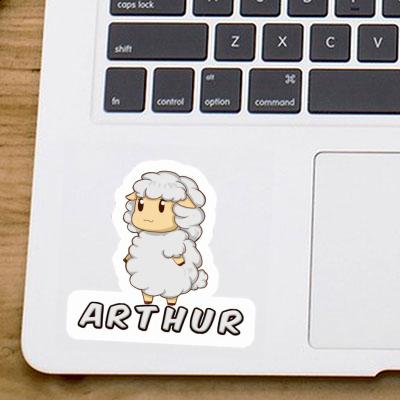 Autocollant Arthur Mouton Laptop Image