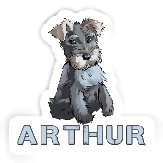 Sticker Arthur Schnauzer Laptop Image