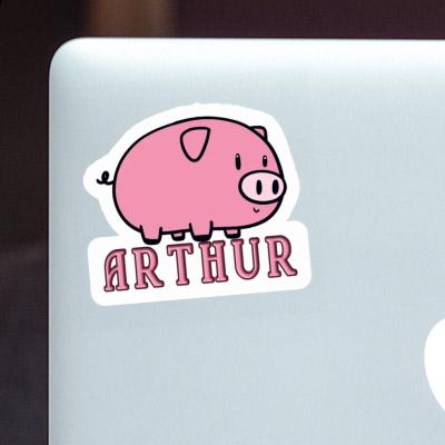 Arthur Sticker Pig Image