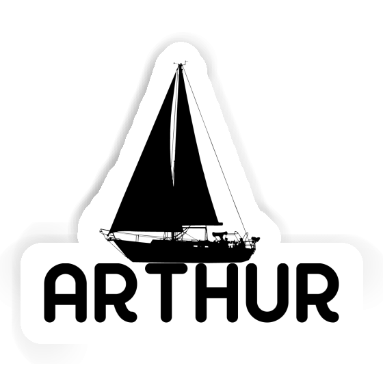 Sticker Sailboat Arthur Gift package Image