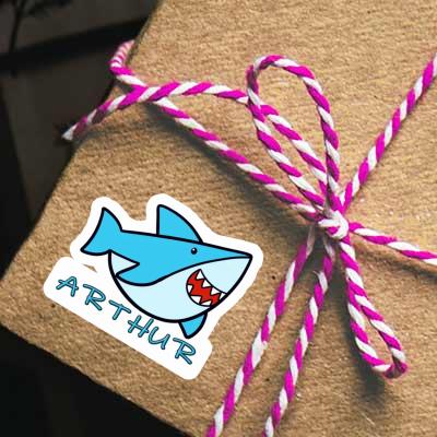 Sticker Shark Arthur Notebook Image