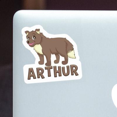 Aufkleber Hirtenhund Arthur Gift package Image