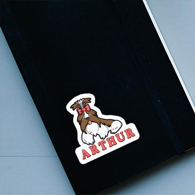 Sticker Shih Tzu Arthur Laptop Image