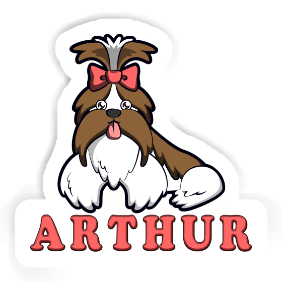 Sticker Shih Tzu Arthur Notebook Image