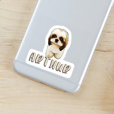 Arthur Autocollant Shih Tzu Image