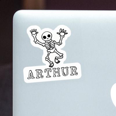 Skeleton Sticker Arthur Gift package Image