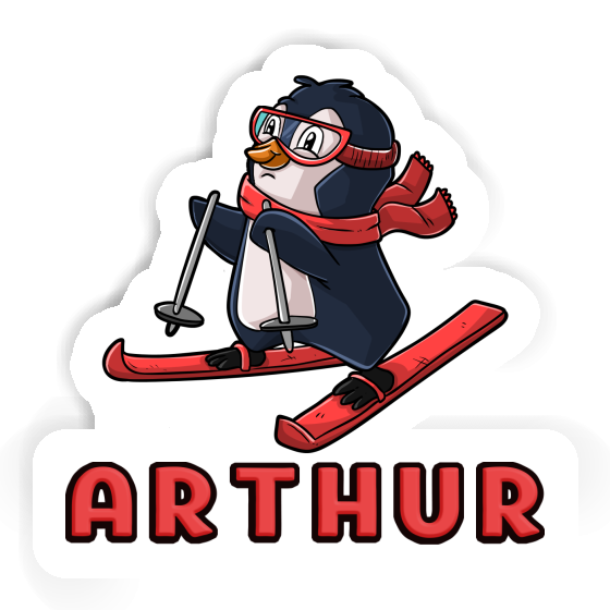 Arthur Sticker Skier Gift package Image