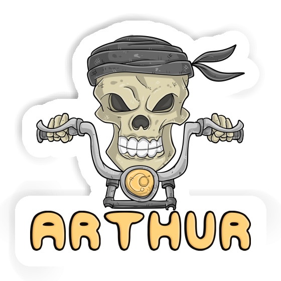 Sticker Motorbike Rider Arthur Image