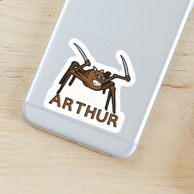 Arthur Sticker Fighting Spider Notebook Image