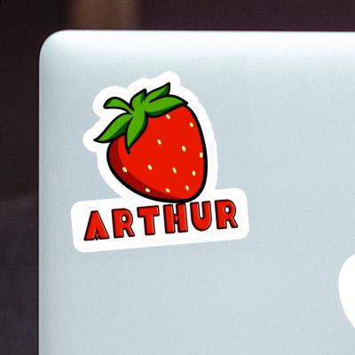 Strawberry Sticker Arthur Laptop Image