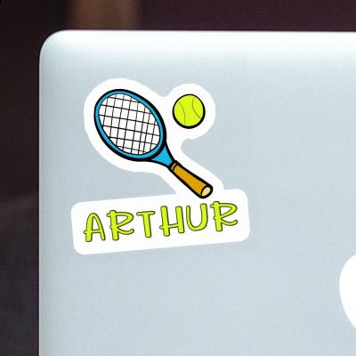 Arthur Sticker Tennis Racket Image