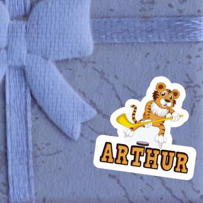 Sticker Tiger Arthur Notebook Image