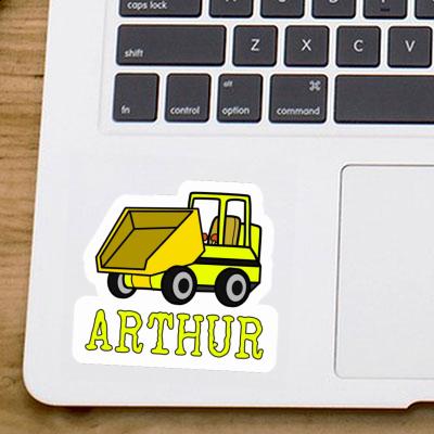 Sticker Front Tipper Arthur Laptop Image