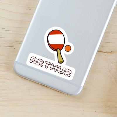 Arthur Sticker Table Tennis Paddle Laptop Image