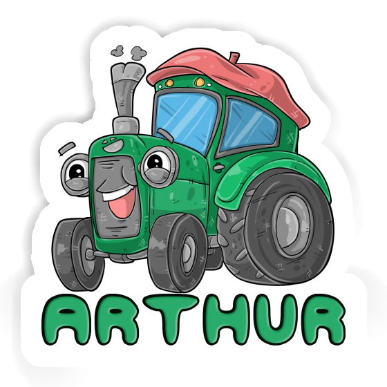 Sticker Tractor Arthur Laptop Image