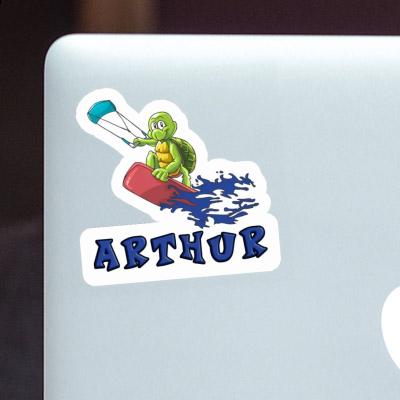 Sticker Kitesurfer Arthur Laptop Image