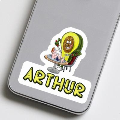 Sticker Arthur Avocado Gift package Image