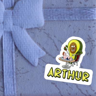 Avocado Sticker Arthur Laptop Image