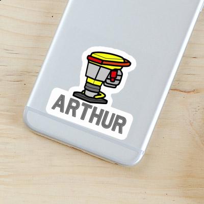 Vibratory Rammer Sticker Arthur Laptop Image