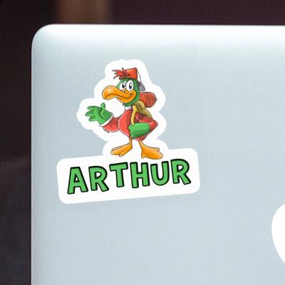 Wanderer Sticker Arthur Notebook Image