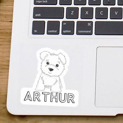 Aufkleber Arthur Westie Laptop Image