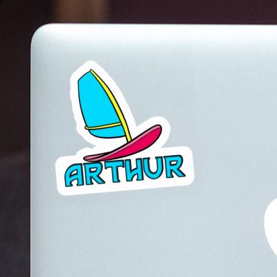 Sticker Windsurf Board Arthur Laptop Image