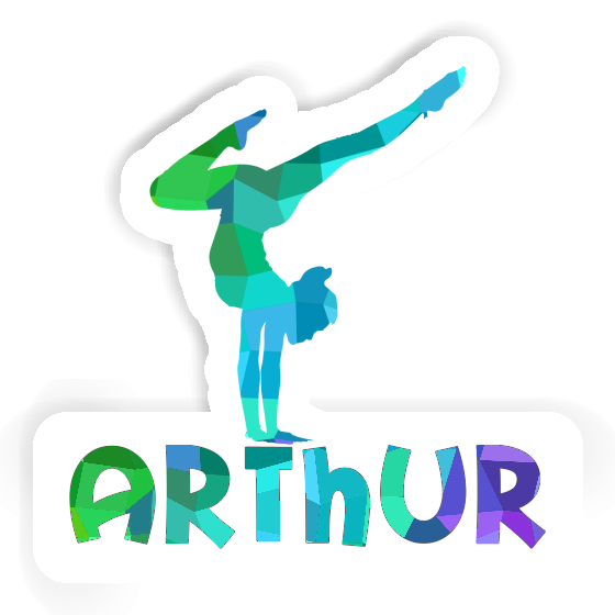 Arthur Sticker Yoga Woman Gift package Image