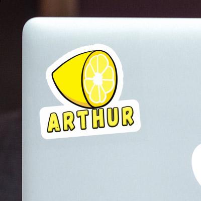 Citron Autocollant Arthur Notebook Image