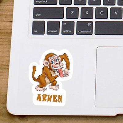 Singe Autocollant Arwen Laptop Singe Autocollant Arwen Laptop Image