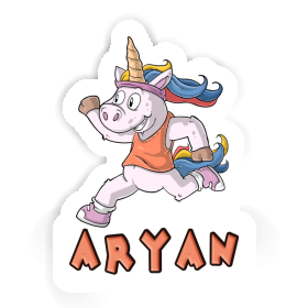 Jogger Sticker Aryan Image