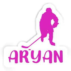 Aryan Autocollant Joueuse de hockey Image