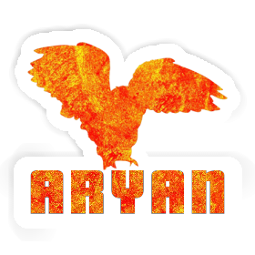 Sticker Aryan Owl Image