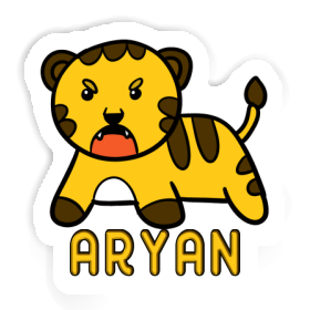 Baby Tiger Sticker Aryan Image
