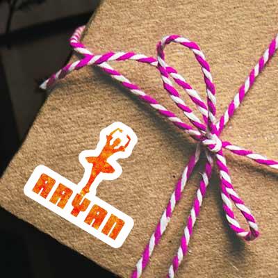 Sticker Ballerina Aryan Notebook Sticker Ballerina Aryan Gift package Image