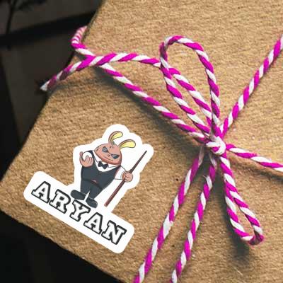 Billiards Player Sticker Aryan Notebook Billiards Player Sticker Aryan Gift package Image