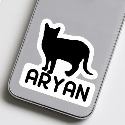 Sticker Cat Aryan Notebook Sticker Cat Aryan Gift package Image
