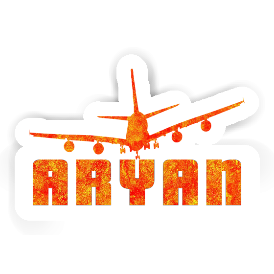 Sticker Aryan Airplane Gift package Image