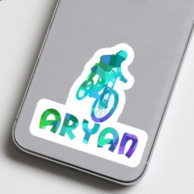 Freeride Biker Sticker Aryan Notebook Freeride Biker Sticker Aryan Notebook Image