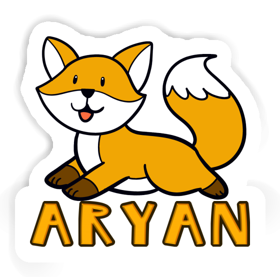 Sticker Fox Aryan Notebook Sticker Fox Aryan Gift package Image