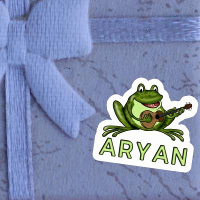 Autocollant Grenouille à guitare Aryan Notebook Autocollant Grenouille à guitare Aryan Gift package Image