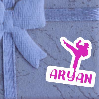 Sticker Aryan Karateka Notebook Image