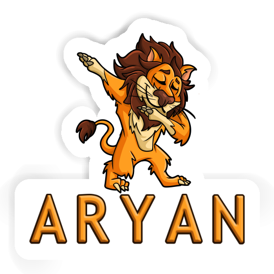 Sticker Lion Aryan Notebook Sticker Lion Aryan Gift package Image