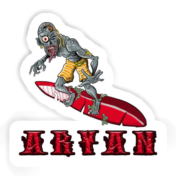 Surfer Sticker Aryan Notebook Surfer Sticker Aryan Gift package Image