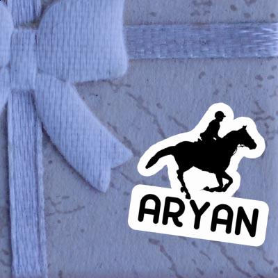 Sticker Horse Rider Aryan Notebook Sticker Horse Rider Aryan Gift package Image