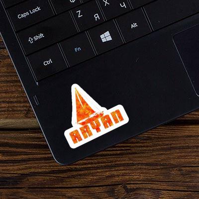 Sticker Aryan Sailboat Notebook Sticker Aryan Sailboat Gift package Image